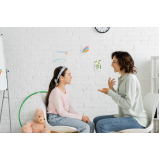 terapia fonoaudiológica para atraso de linguagem agendar Zona Oeste